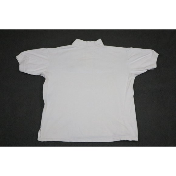 Vintage Ecological Shirt Adult 2XL XXL White Polo Golf Cost Rica Vacation Casual - Picture 8 of 11